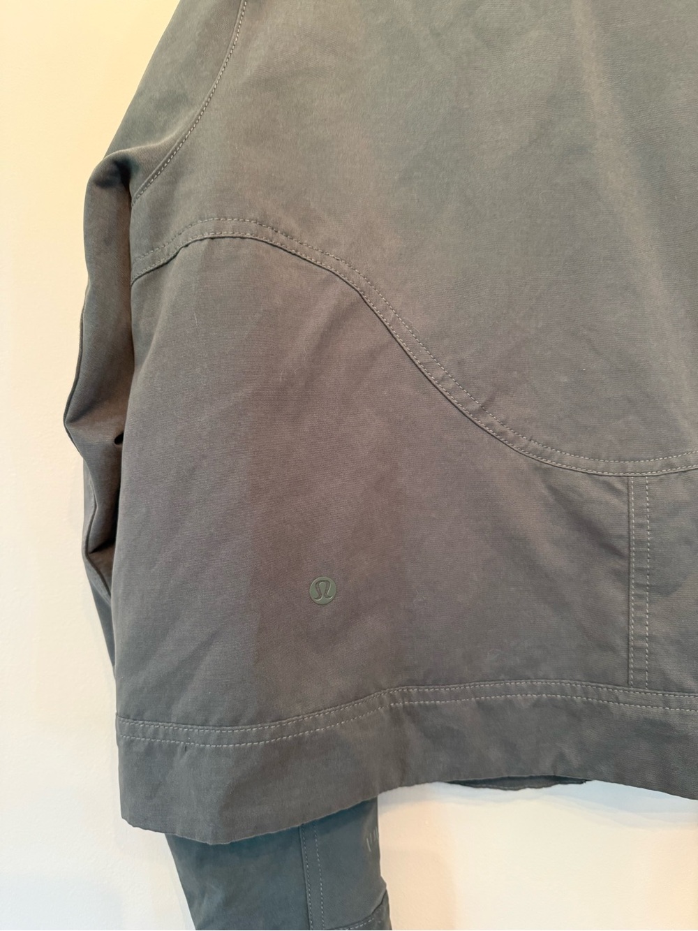 NWOT Cotton Shirt Jacket Medium Olive Size 6 - Picture 10 of 11